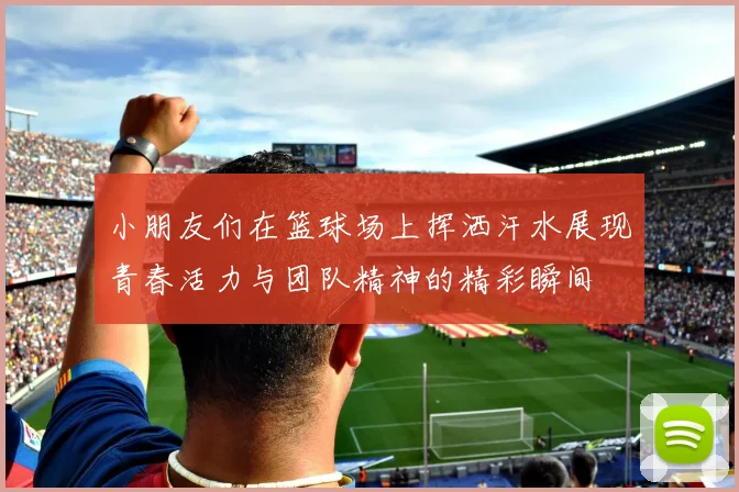小朋友们在篮球场上挥洒汗水展现青春活力与团队精神的精彩瞬间